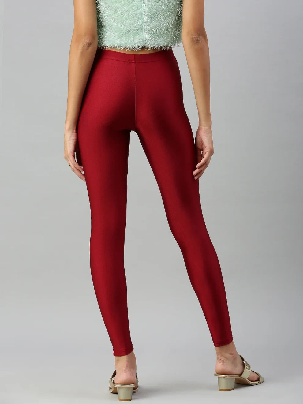 Prisma's Shimmer Leggings - Red