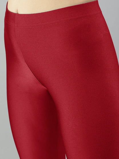 Prisma's Shimmer Leggings - Red