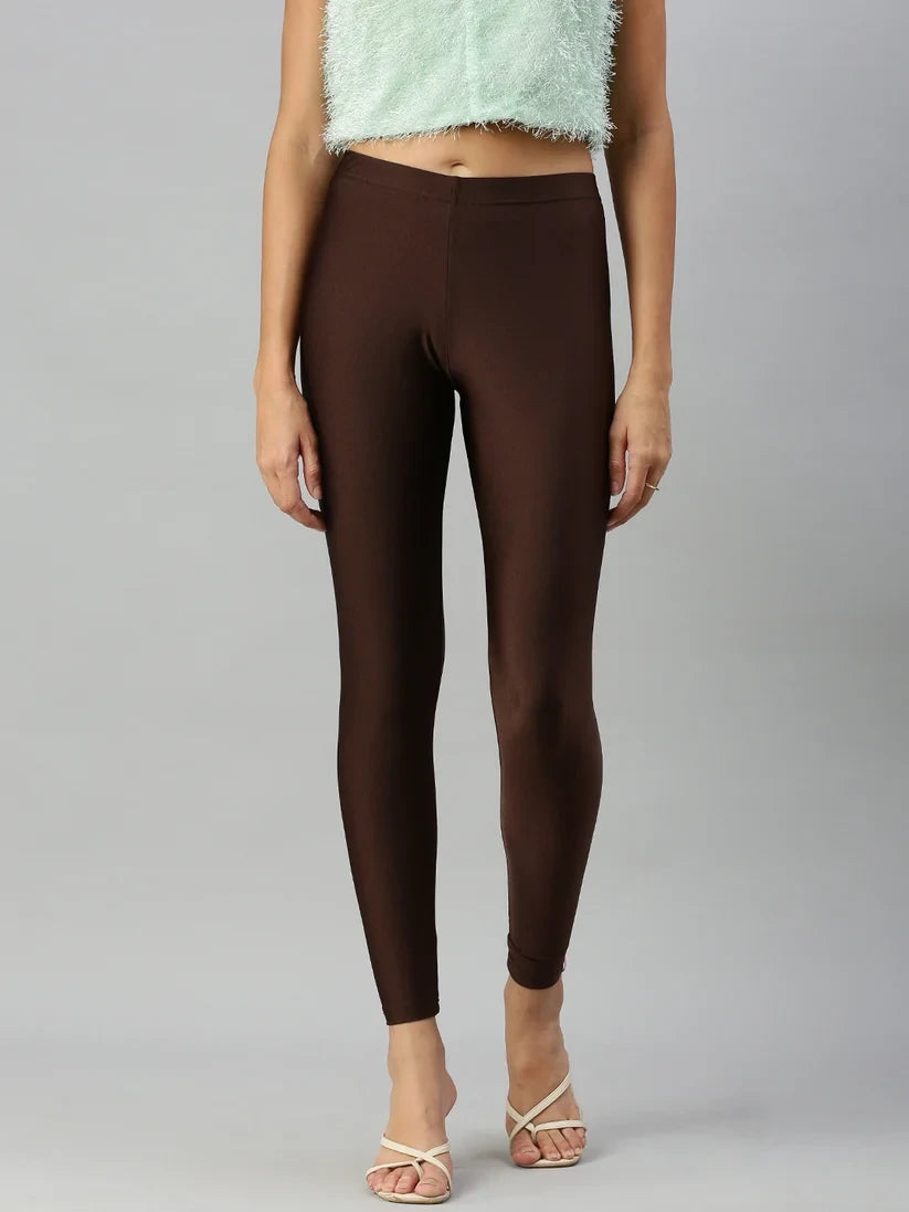 Prisma's Shimmer Leggings - Brown