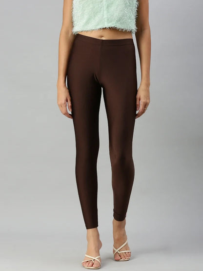 Prisma's Shimmer Leggings - Brown
