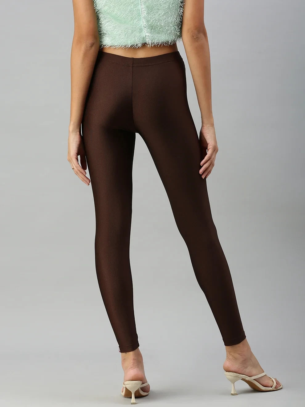 Prisma's Shimmer Leggings - Brown