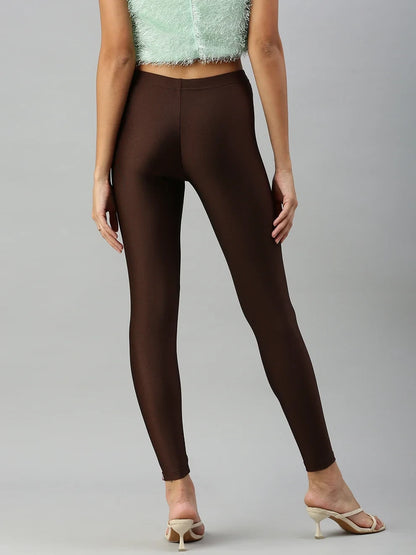 Prisma's Shimmer Leggings - Brown