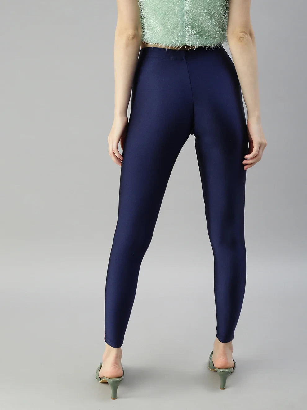 Prisma's Shimmer Leggings - Navy Blue