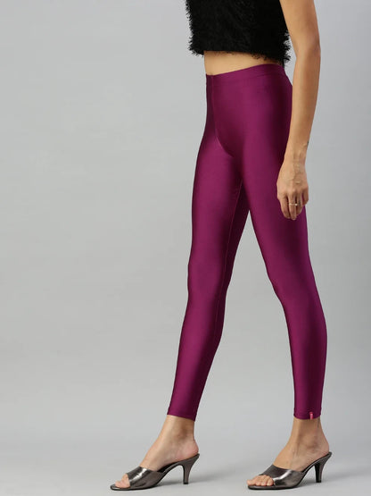 Prisma's Shimmer Leggings - Plum