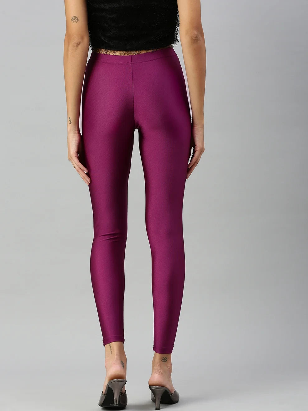 Prisma's Shimmer Leggings - Plum