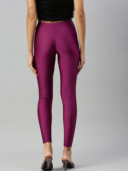 Prisma's Shimmer Leggings - Plum