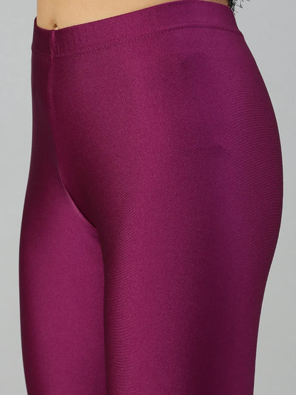 Prisma's Shimmer Leggings - Plum