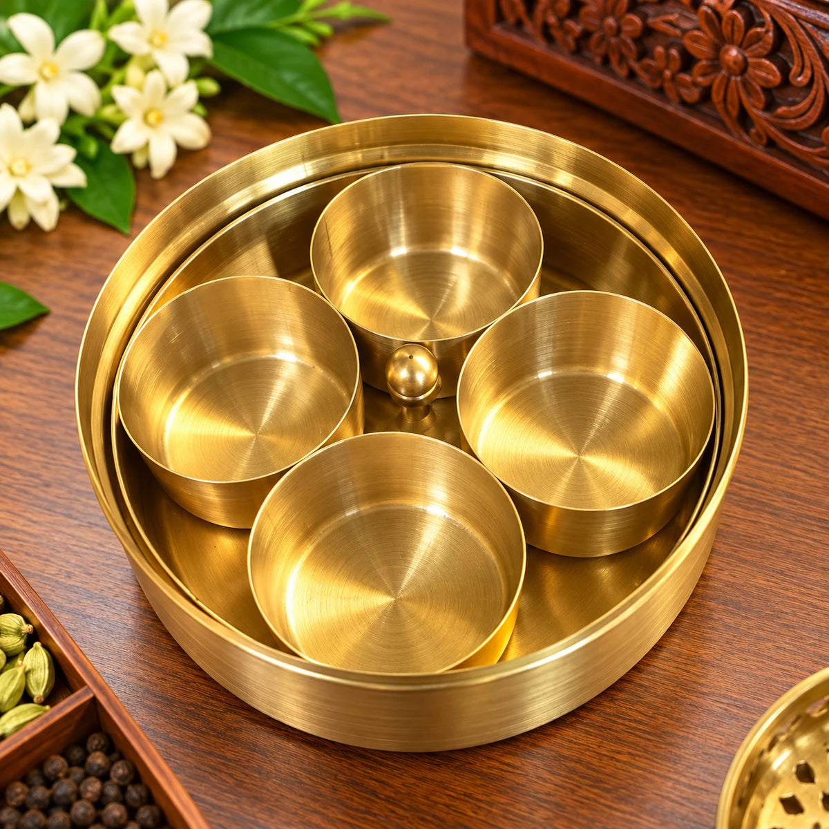 Multi Storage Box - Brass