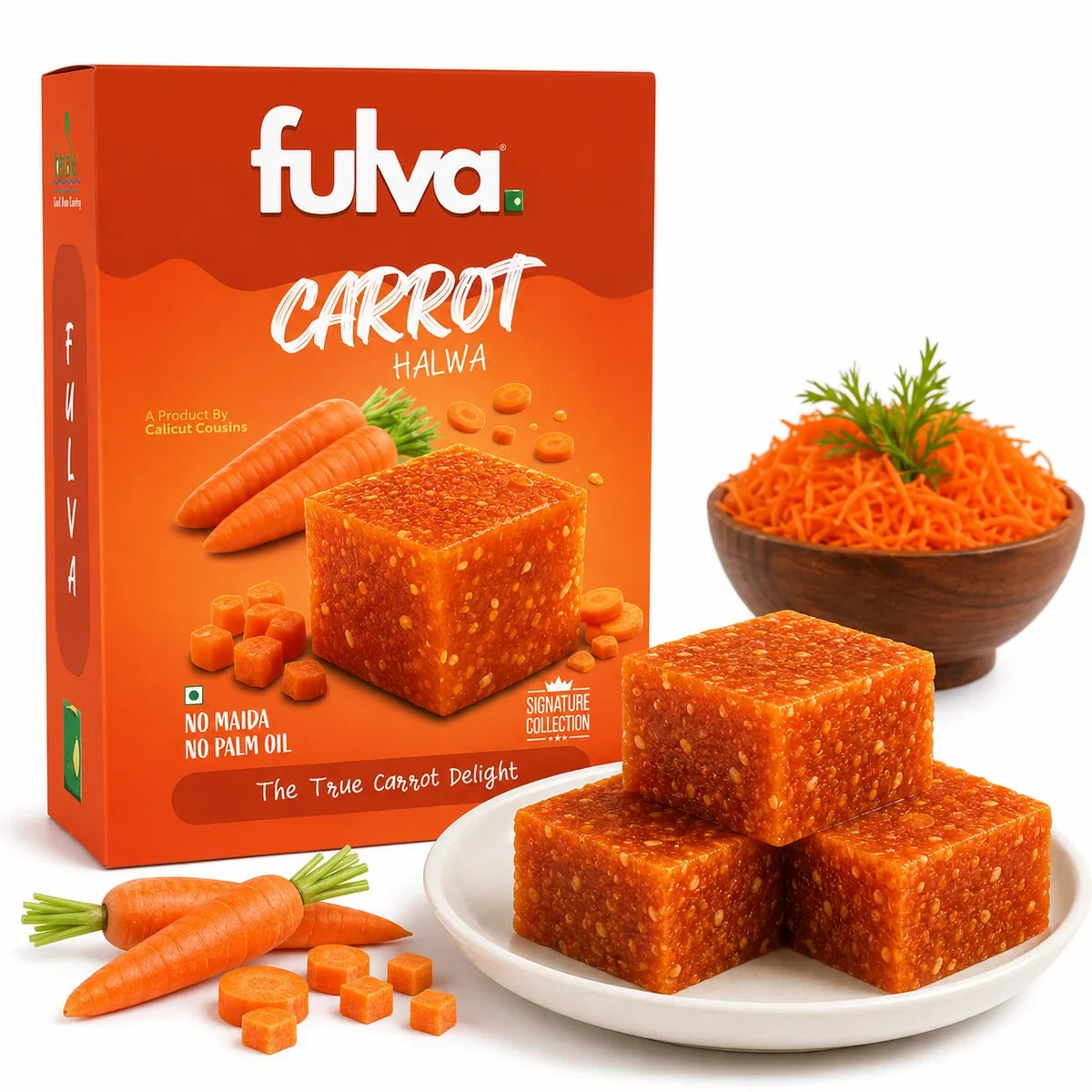 Fulva's Carrot Halwa - Kozhikoden Halwa