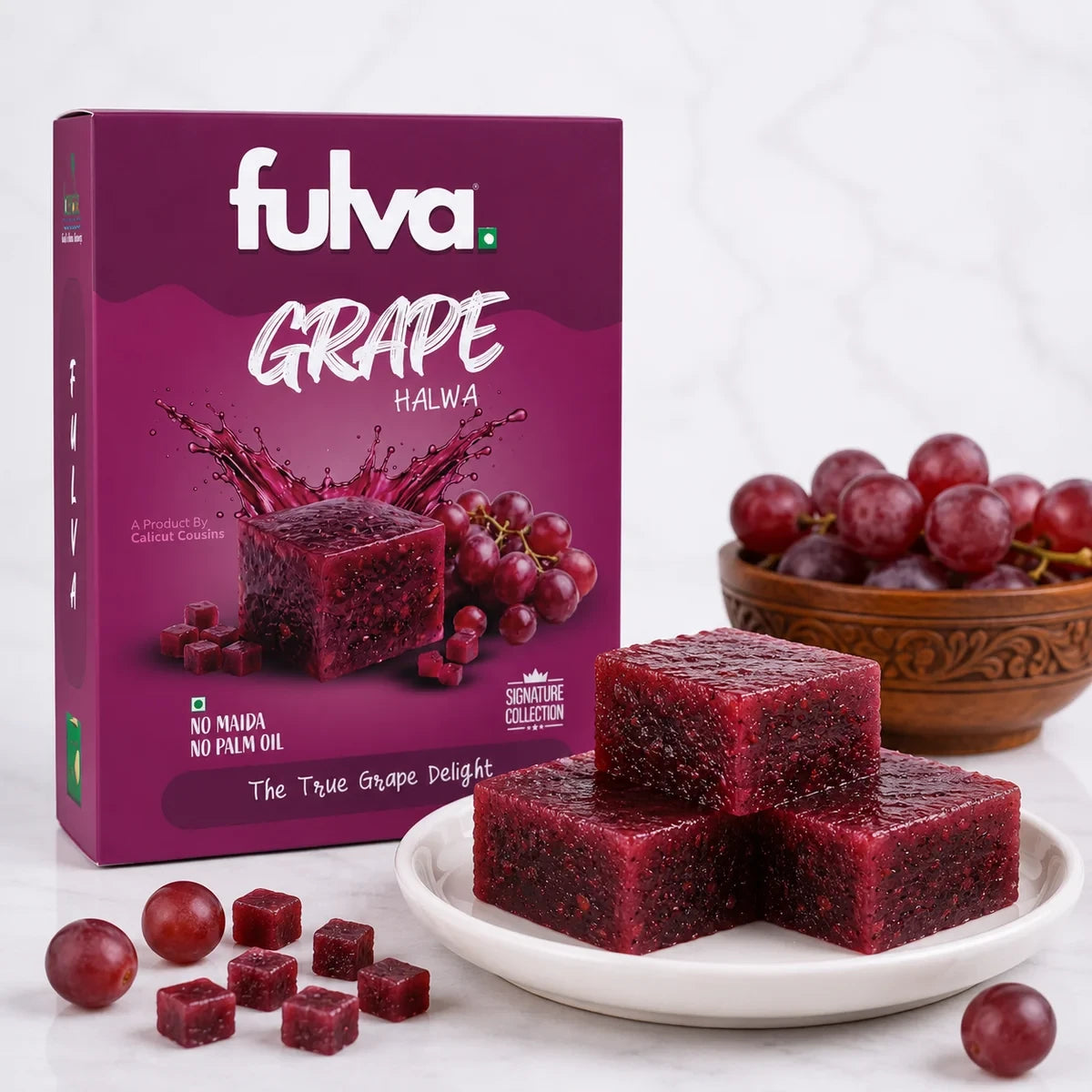Fulva's Grape Halwa - Kozhikoden Halwa