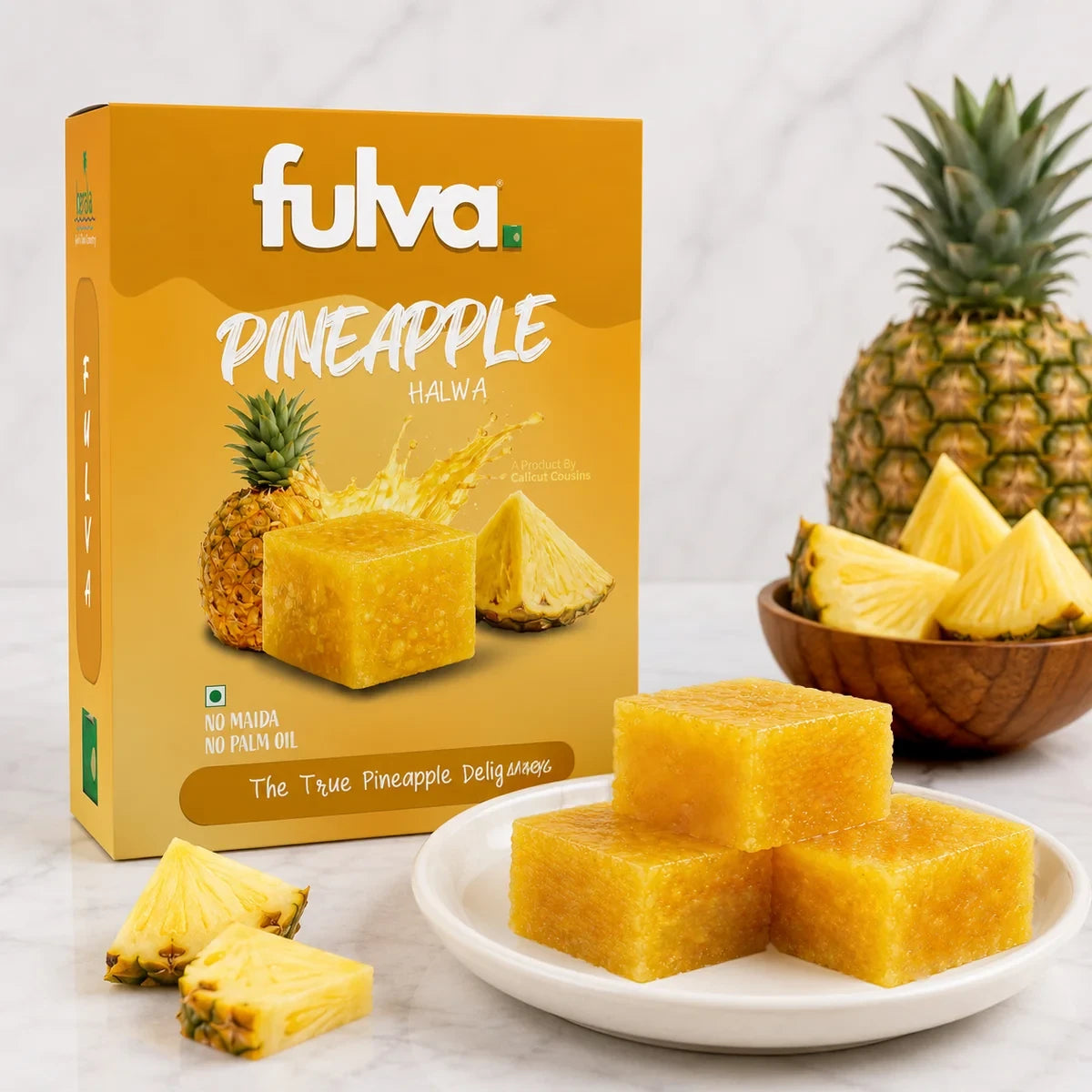 Fulva's Pineapple Halwa - Kozhikoden Halwa