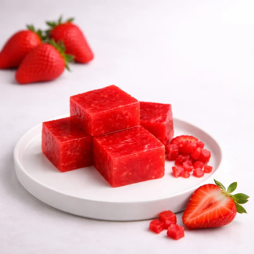 Fulva's Strawberry Halwa - Kozhikoden Halwa