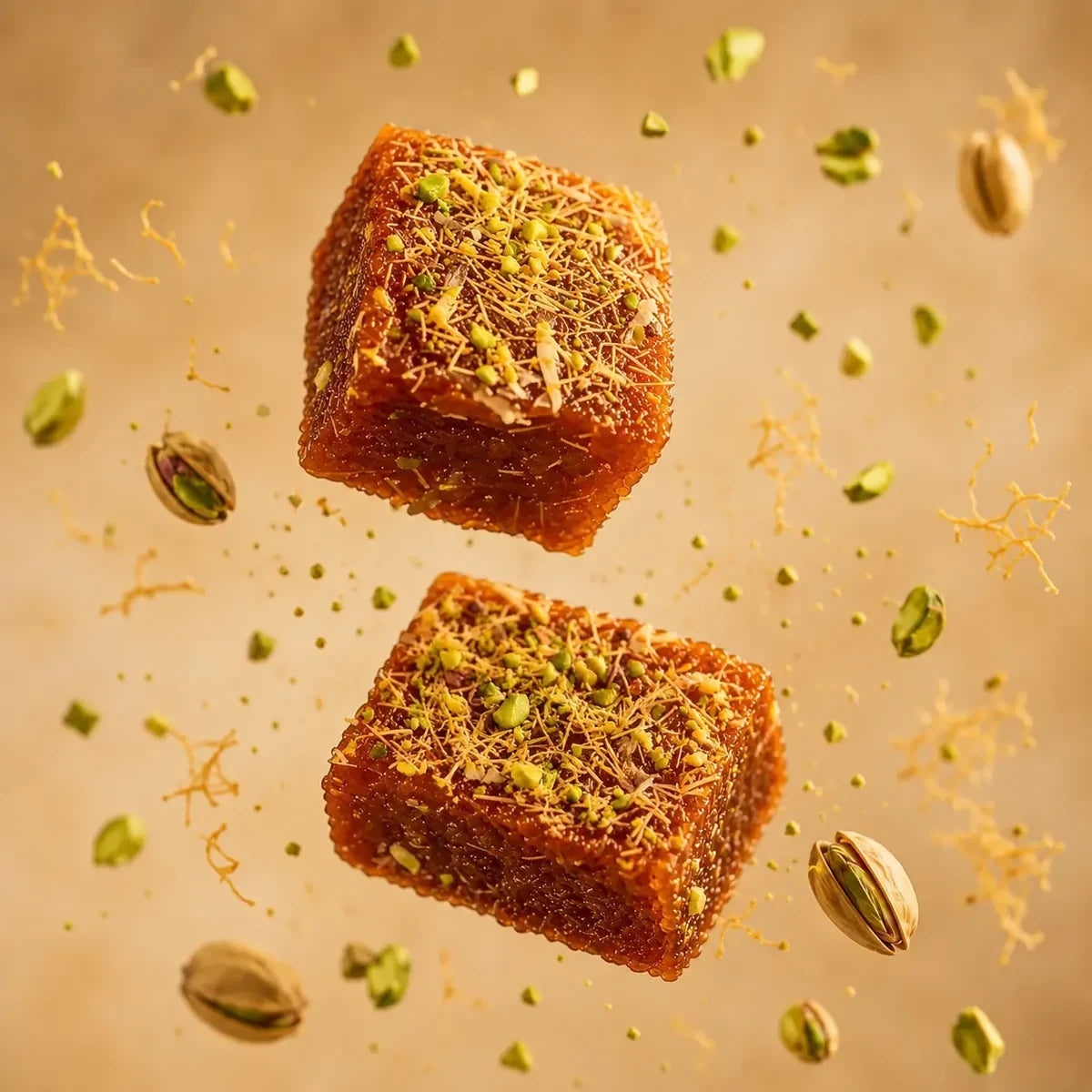 Fulva's Pistachio Kunafa Halwa