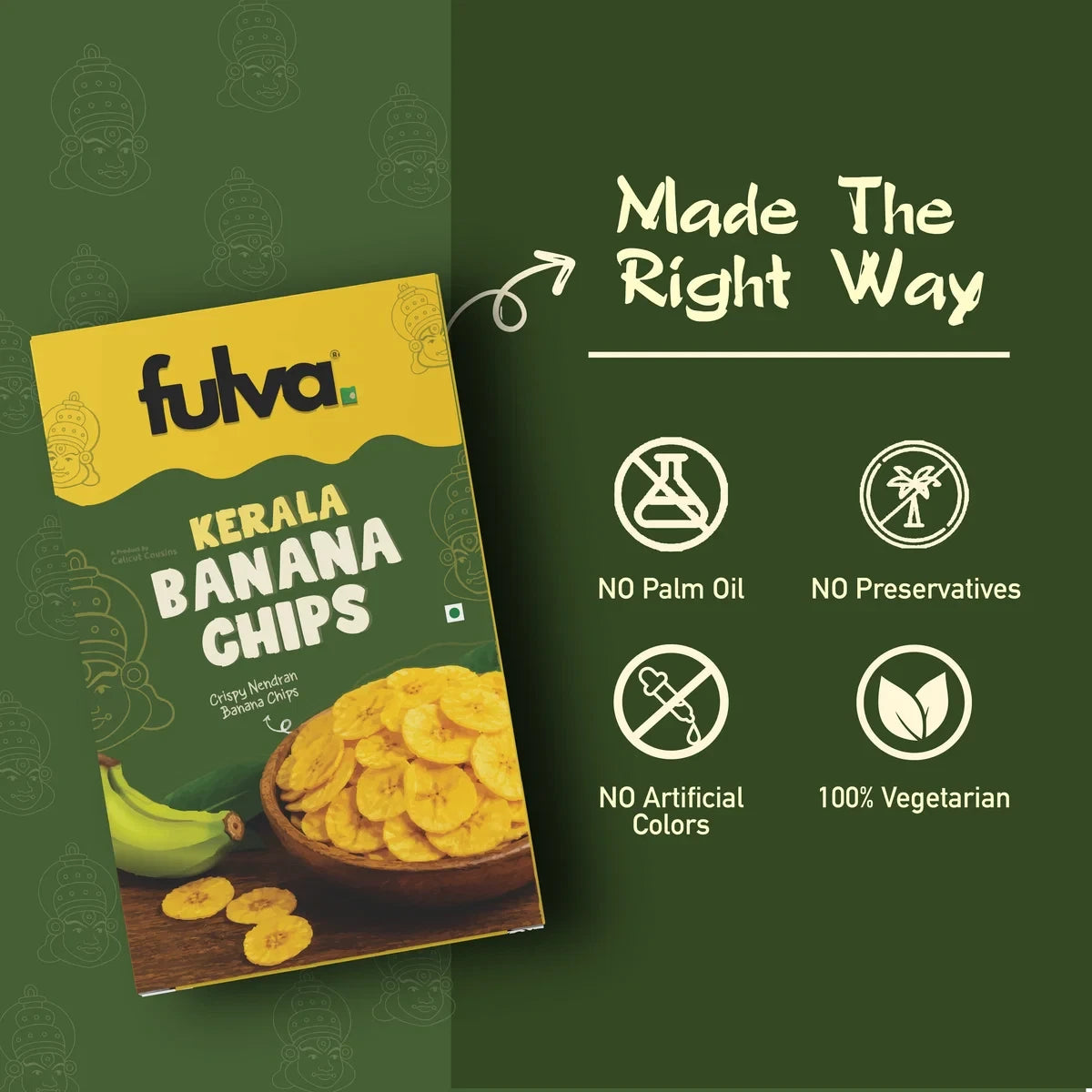 Fulva's Kerala Banana Chips Pack of 4