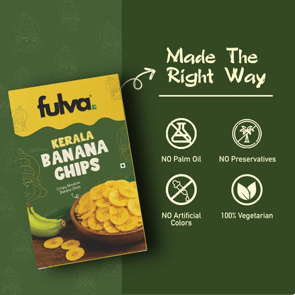 Fulva's Kerala Banana Chips Pack of 4