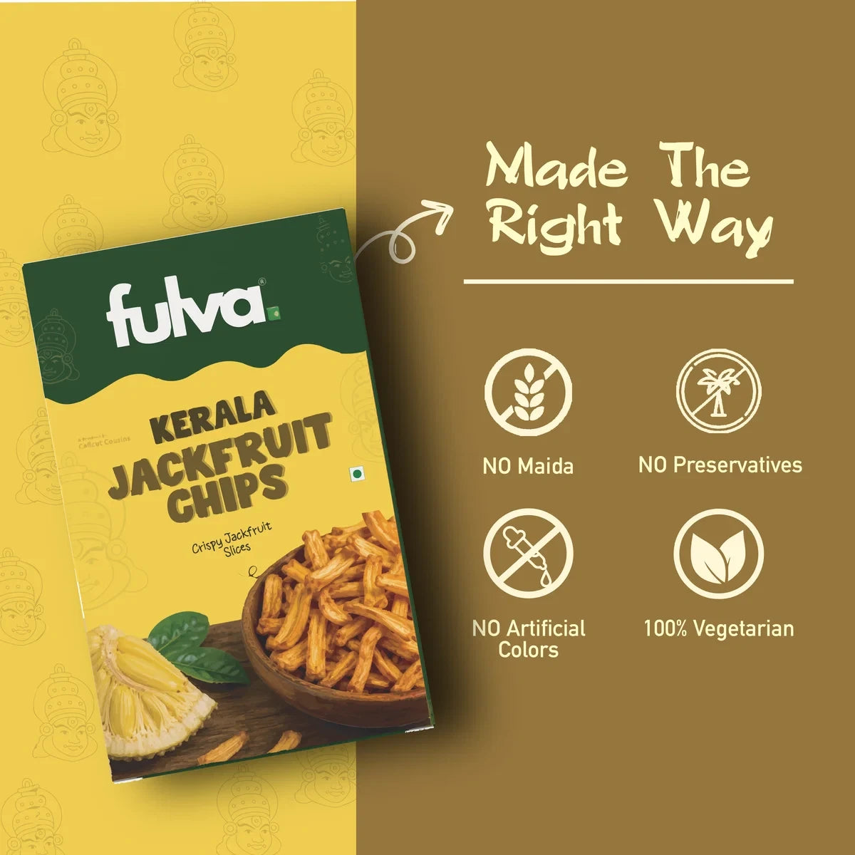 Fulva's Kerala Jackfruit Chips Pack of 4