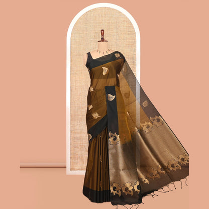 Pothys Mehenti Semi-Silk Cotton Saree