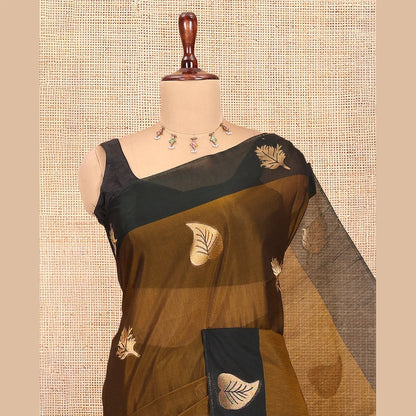 Pothys Mehenti Semi-Silk Cotton Saree