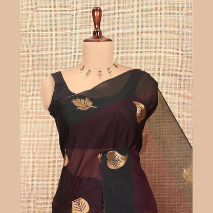 Pothys Purple Semi-Silk Cotton Saree