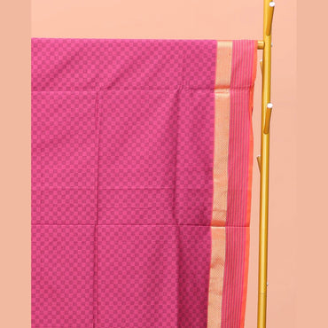 Pothys Pink Poly Cotton Saree