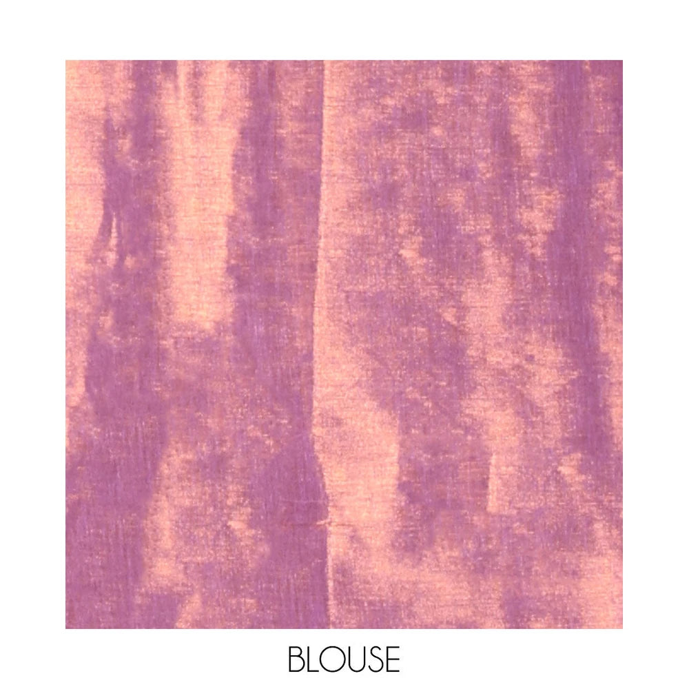Pothys Borderless Violet Plain Khadi Tissue Saree, a Self-Pallu, and Paired with a Matching Blouse