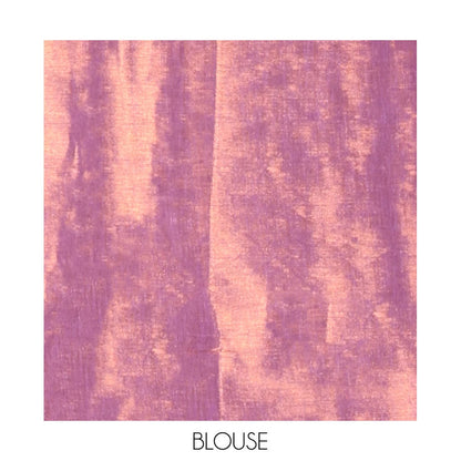 Pothys Borderless Violet Plain Khadi Tissue Saree, a Self-Pallu, and Paired with a Matching Blouse
