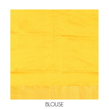 Pothys Maroon Poly Cotton Saree, Subtly Sparked with Buttas, Subtle Bavanji Border, Complemented by Contrast Pallu of Stripes, and Paired with a Contrast Blouse