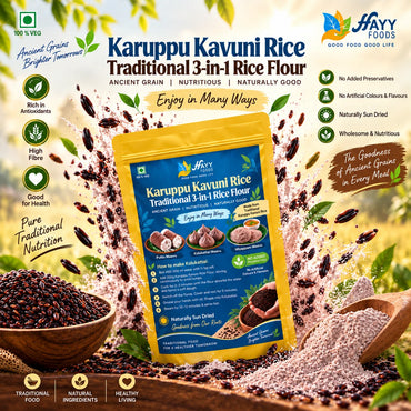 Karuppu kavuni Rice Instant 3 in 1 Rice Flour