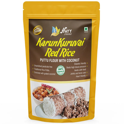 Karunkuruvai Red Rice Puttu