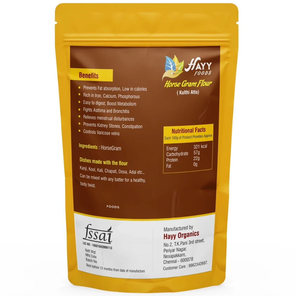 Horse Gram Flour (Kulthi Atta)