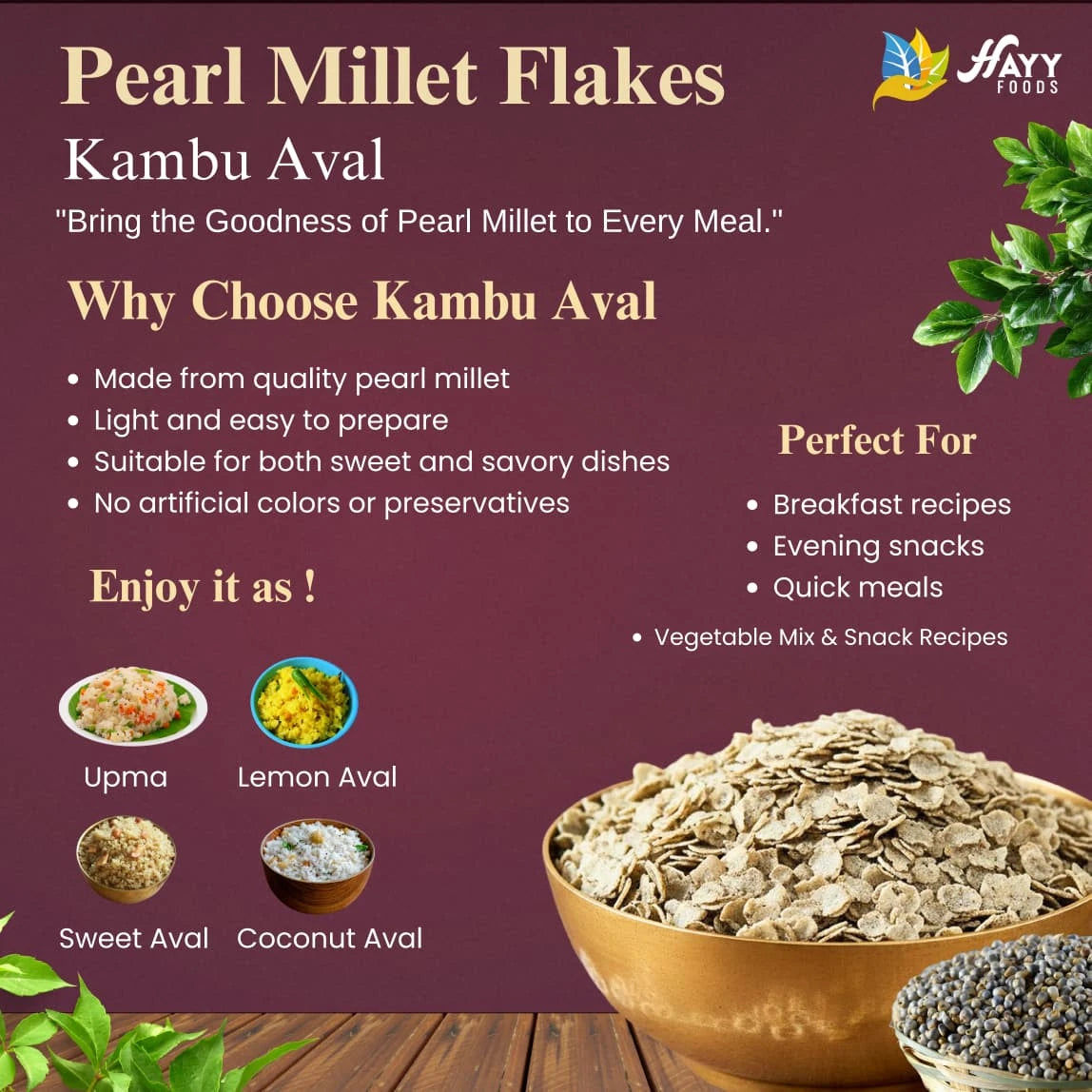 Kambu Bajra Flakes (Aval)