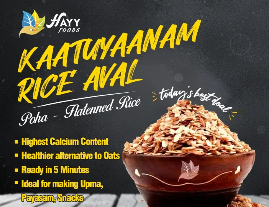 Kattuyanam Red Rice Aval Poha flakes