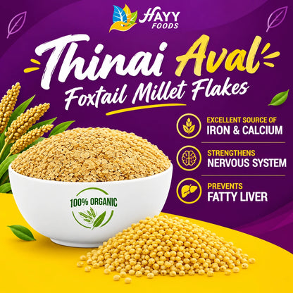 Thinai Aval (Foxtail Millet Flakes)