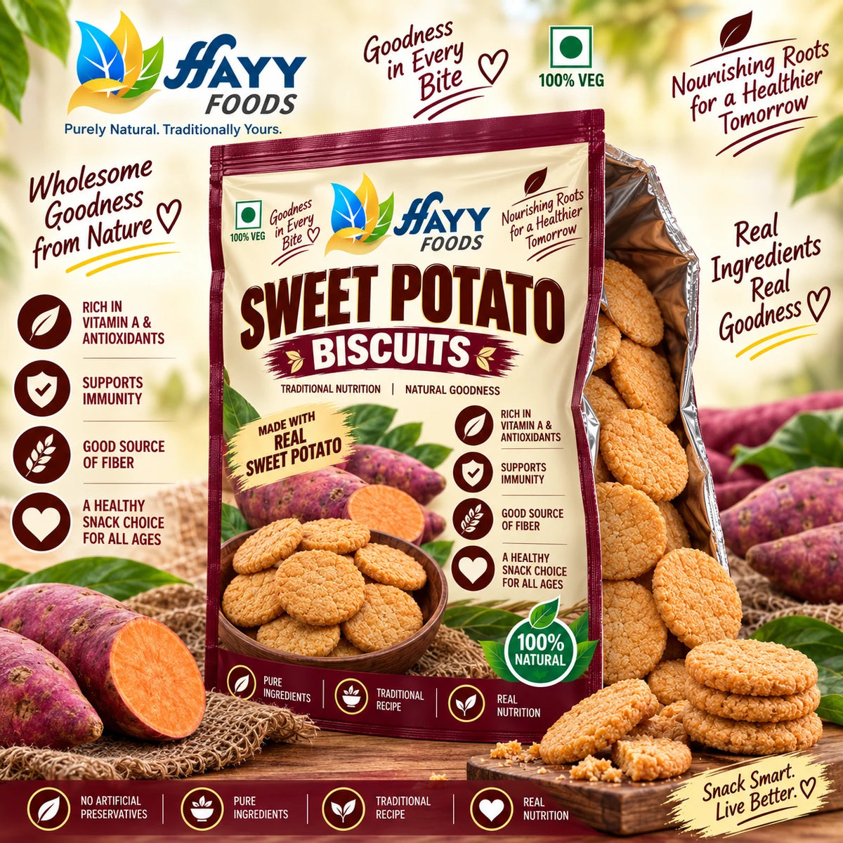 Sweet Potato Biscuit