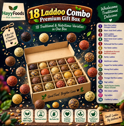 Assorted Laddoo Gift Box � 18 Varieties
