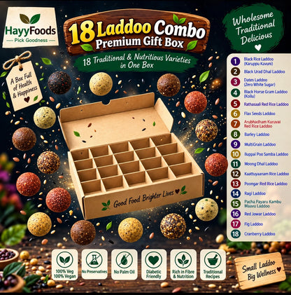 Assorted Laddoo Gift Box � 18 Varieties