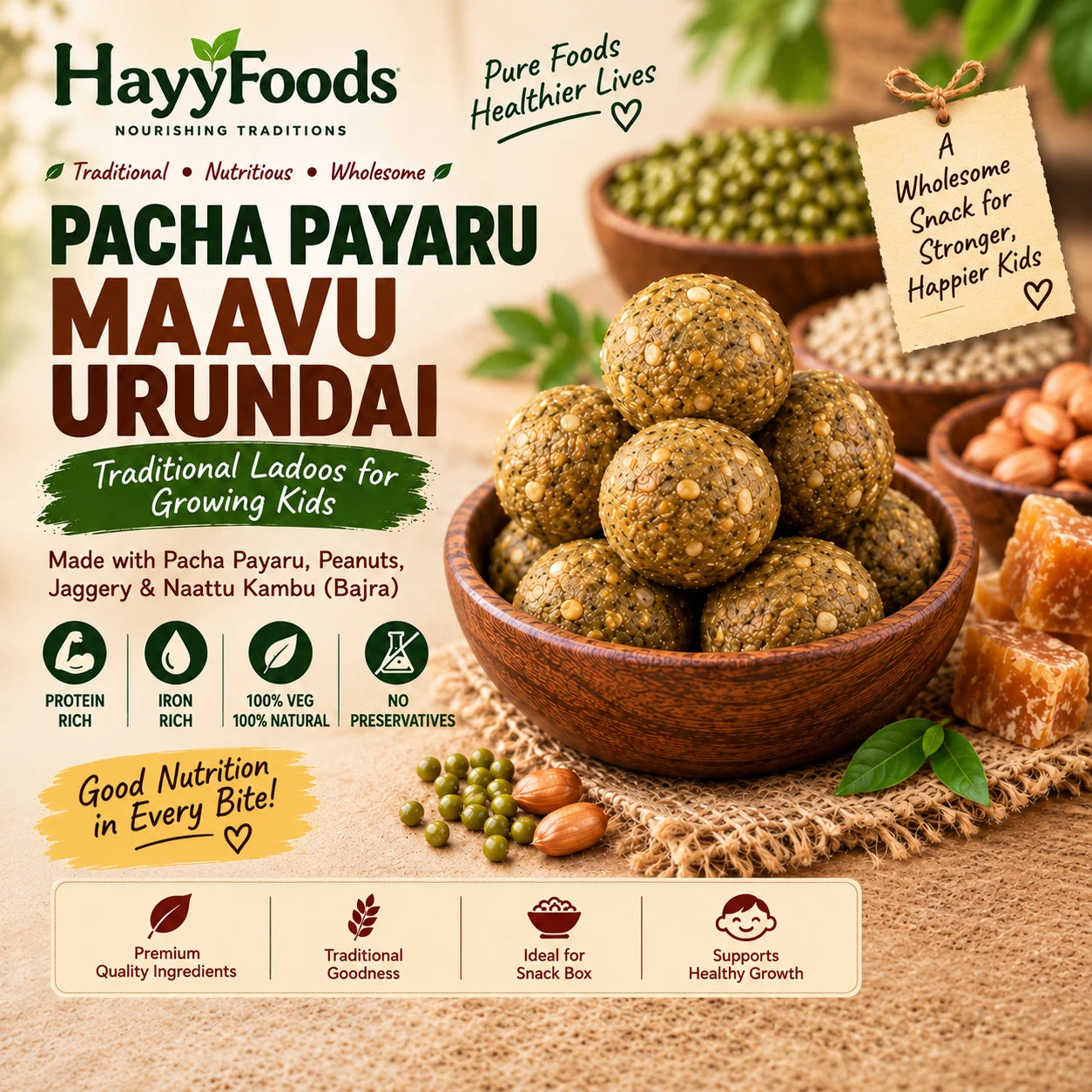 Pacha Payaru Maavu Urundai