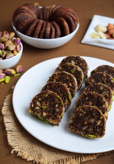 Premium Anjeer Khajoor Roll / Fig Dates Roll