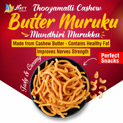 Thooyamalli Rice Cashew Butter Murukku