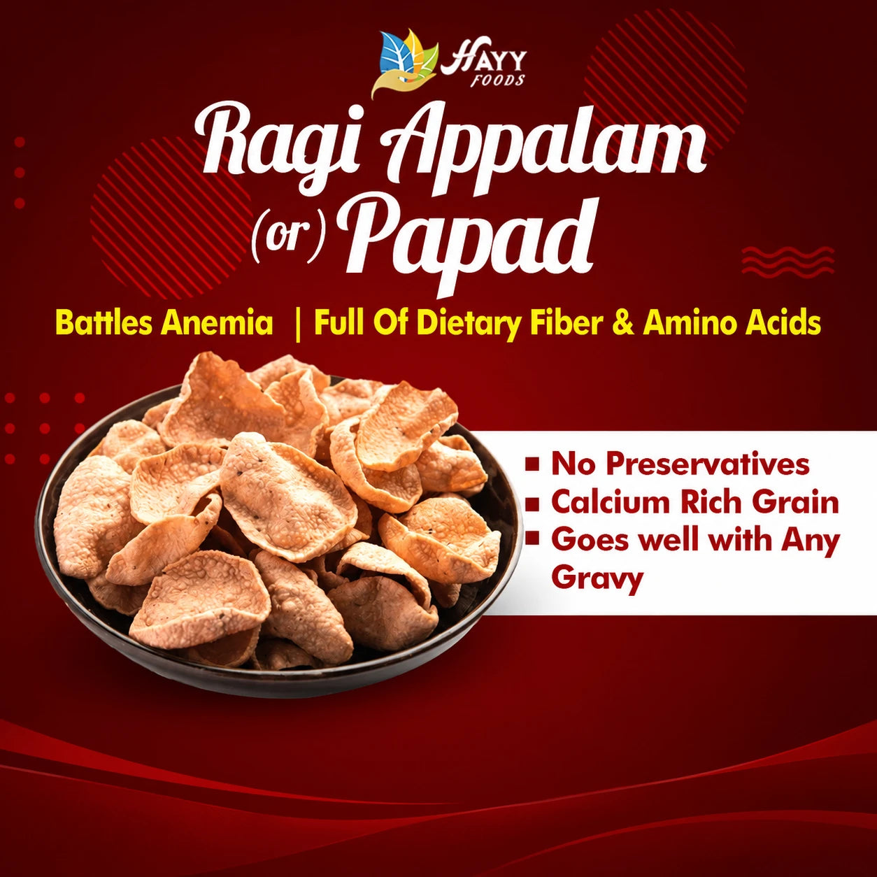 Ragi Appalam