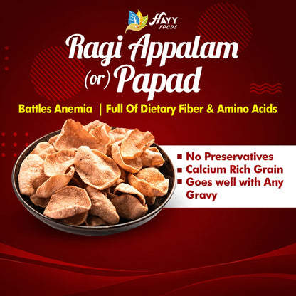 Ragi Appalam