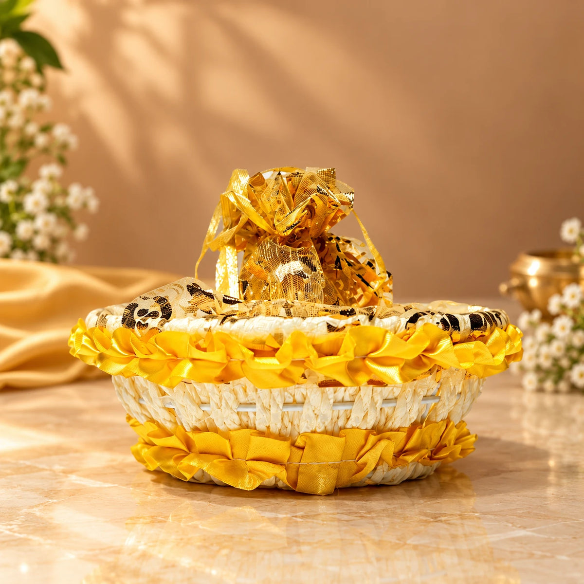 Potli Gift Basket - Net (Round)
