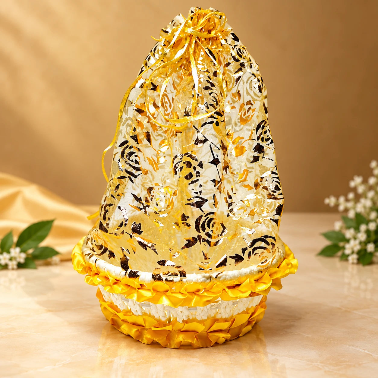 Potli Gift Basket - Net (Round)