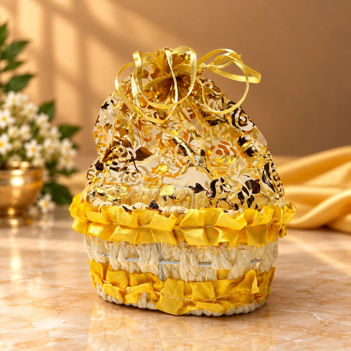 Potli Gift Basket - Net (Capsule)