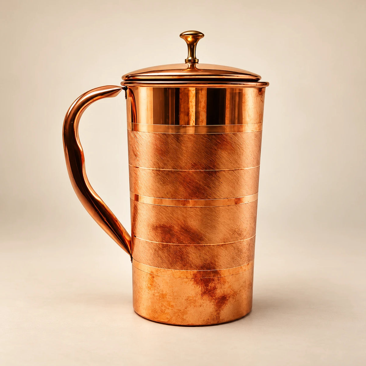 Copper Water Jug & Tumbler