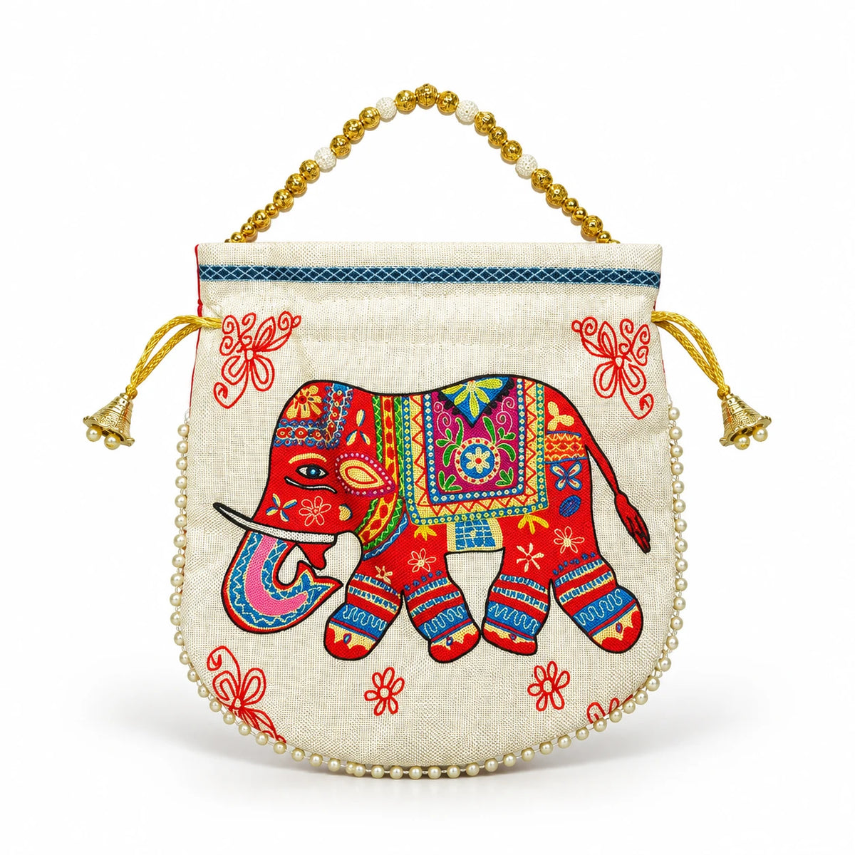 Traditional Elephant Design Potli Bags