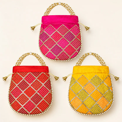 Traditional Designer Potli Return Gift Bags
