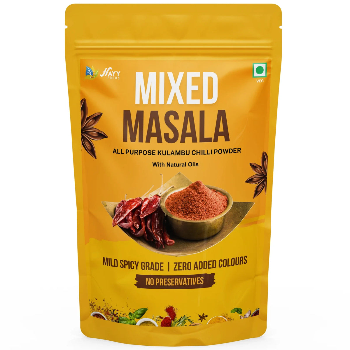 Kulambu Milagai Thool - Mixed Masala