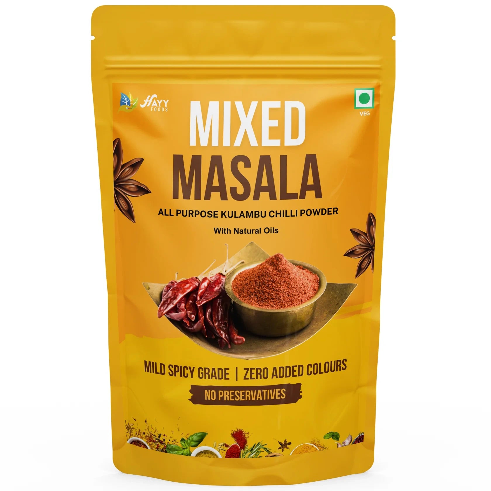 Kulambu Milagai Thool - Mixed Masala