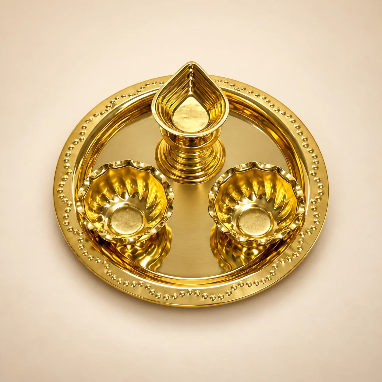 Pooja Set  - Brass